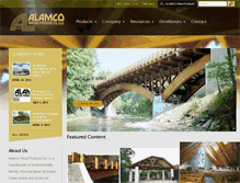 Tablet Screenshot of alamcowood.com